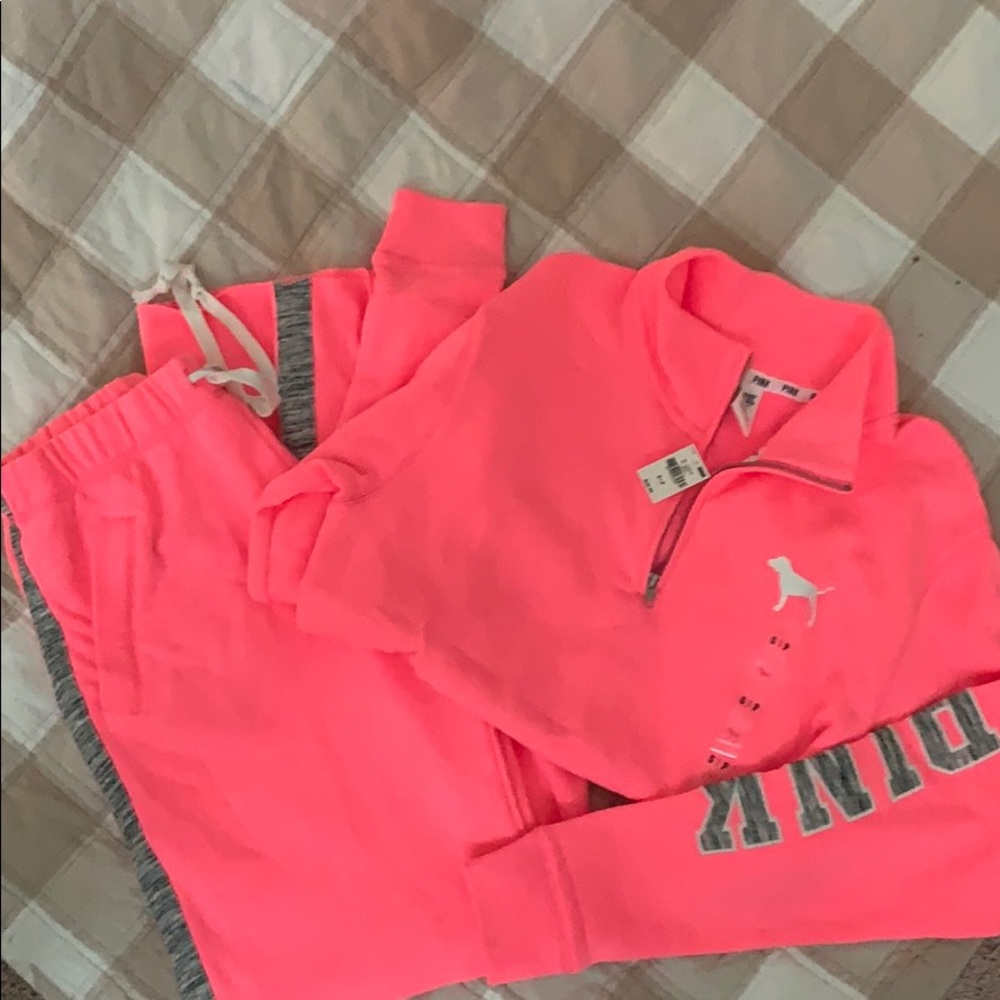 Pink sweatsuit
